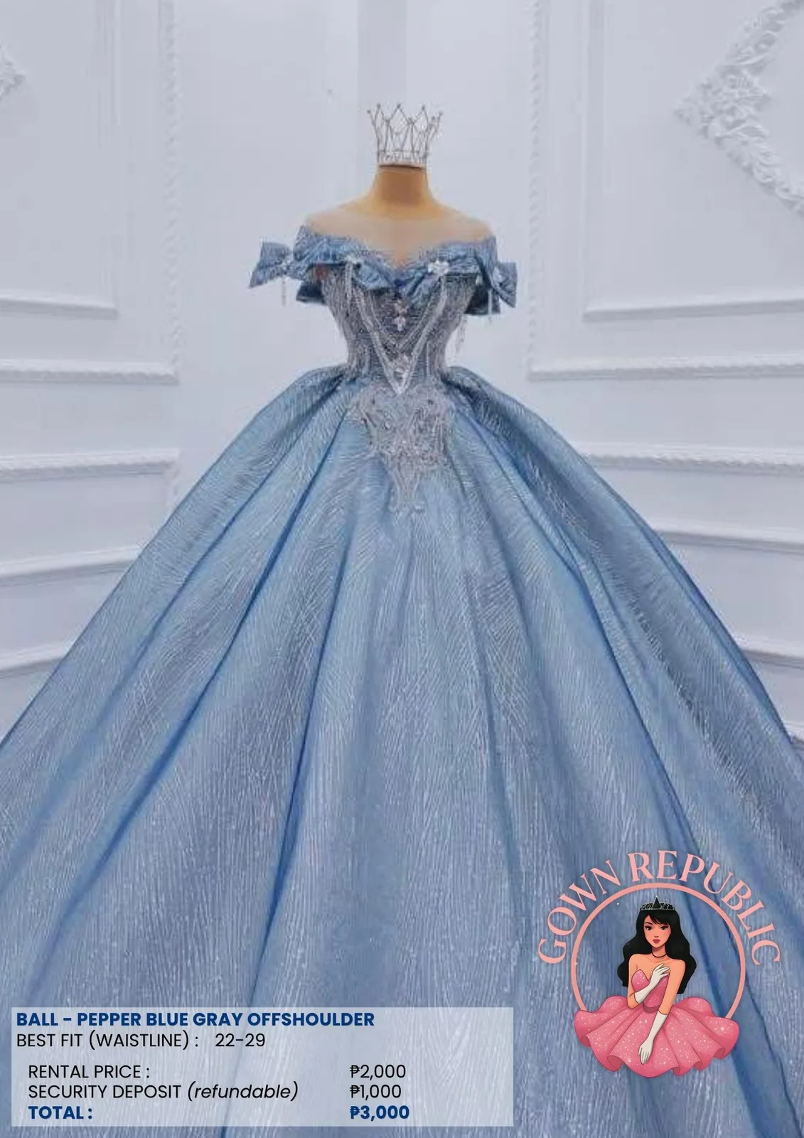 Ball Gowns: Blue 111
